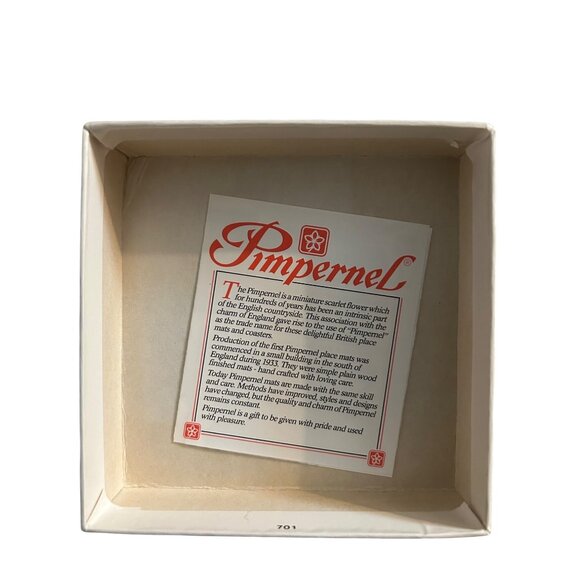 Pimpernel "Mallard Drake" Duck Coasters Set Of 6 With De Luxe Finish Heat Resist - Picture 5 of 6